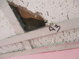 faux plafond amiante
